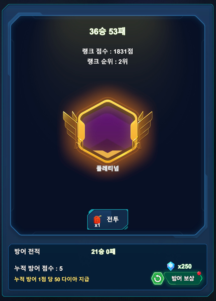 PvP 랭킹